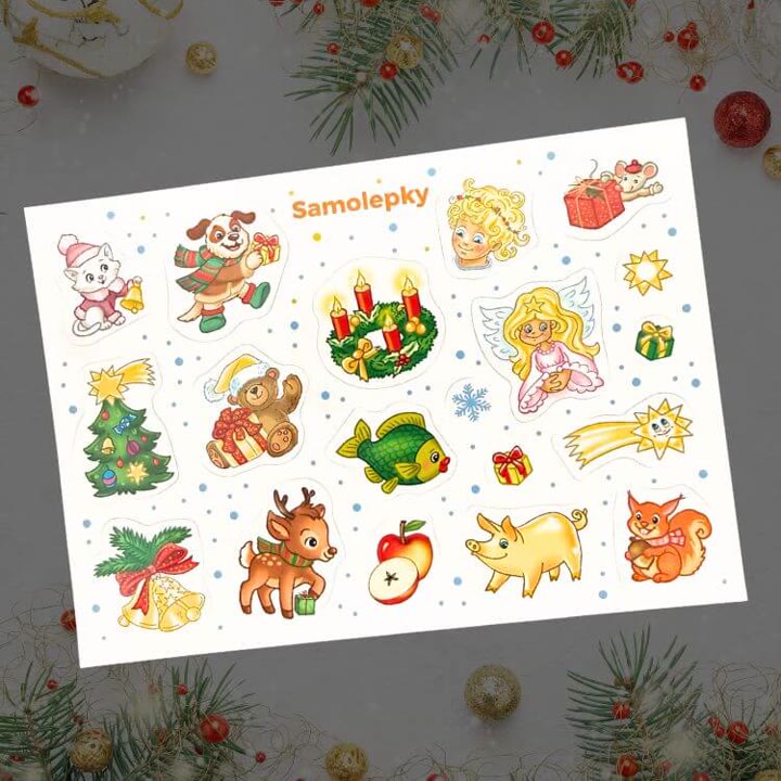 Zvířátkové samolepky